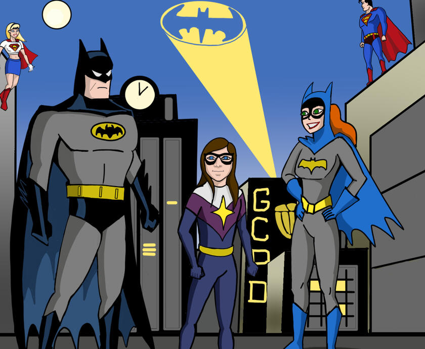 Commission to add a birthday girl to DC's crime-fighting family